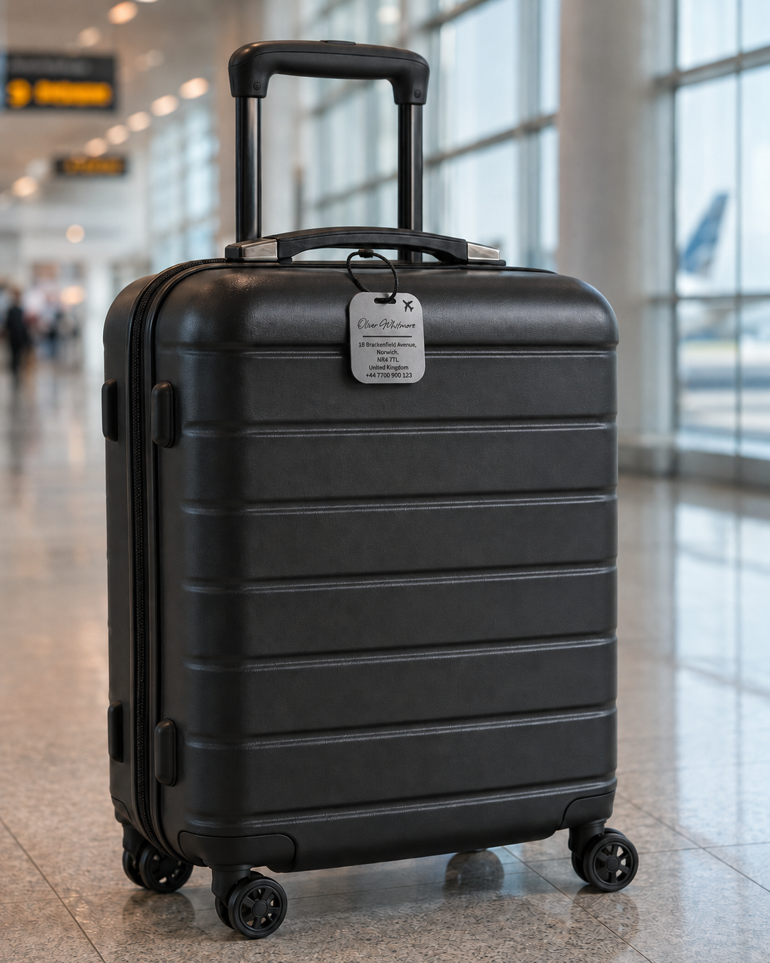 Personalised Acrylic Luggage Tag